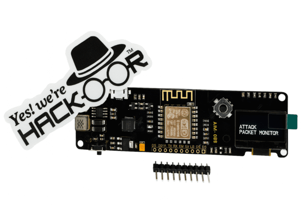 HackOOR™ WifiRouge ESP8266MOD WiFi Module with 0.96 OLED Display & 18650 Battery Holder - Image 3